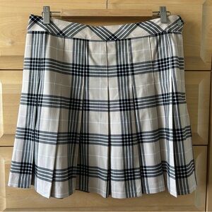 H&M Divided Pleated Plaid Mini Skirt